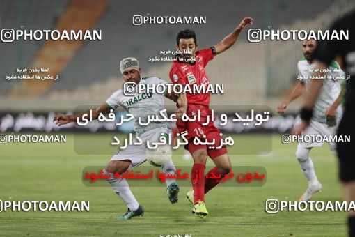 1682237, Tehran, Iran, لیگ برتر فوتبال ایران، Persian Gulf Cup، Week 27، Second Leg، Persepolis 2 v 0 Aluminium Arak on 2021/07/10 at Azadi Stadium