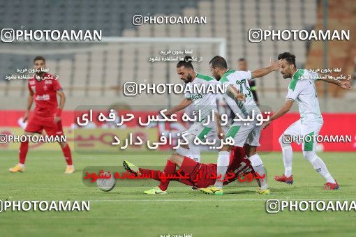 1682310, Tehran, Iran, لیگ برتر فوتبال ایران، Persian Gulf Cup، Week 27، Second Leg، Persepolis 2 v 0 Aluminium Arak on 2021/07/10 at Azadi Stadium