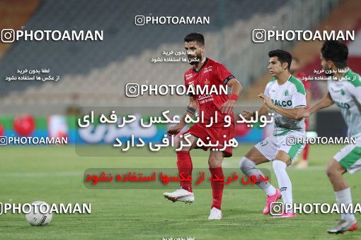 1682183, Tehran, Iran, لیگ برتر فوتبال ایران، Persian Gulf Cup، Week 27، Second Leg، Persepolis 2 v 0 Aluminium Arak on 2021/07/10 at Azadi Stadium