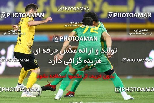 1681827, Isfahan, Iran, لیگ برتر فوتبال ایران، Persian Gulf Cup، Week 27، Second Leg، Sepahan 4 v 1 Sanat Naft Abadan on 2021/07/10 at Naghsh-e Jahan Stadium