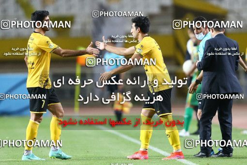 1682565, Isfahan, Iran, لیگ برتر فوتبال ایران، Persian Gulf Cup، Week 27، Second Leg، Sepahan 4 v 1 Sanat Naft Abadan on 2021/07/10 at Naghsh-e Jahan Stadium