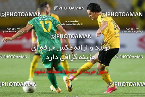 1682497, Isfahan, Iran, لیگ برتر فوتبال ایران، Persian Gulf Cup، Week 27، Second Leg، Sepahan 4 v 1 Sanat Naft Abadan on 2021/07/10 at Naghsh-e Jahan Stadium