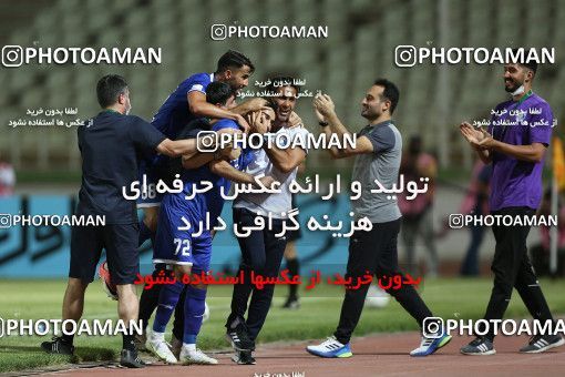1712477, Tehran, Iran, لیگ برتر فوتبال ایران، Persian Gulf Cup، Week 27، Second Leg، Saipa 0 v 2 Esteghlal on 2021/07/10 at Shahid Dastgerdi Stadium