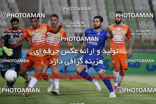 1682414, Tehran, Iran, لیگ برتر فوتبال ایران، Persian Gulf Cup، Week 27، Second Leg، Saipa 0 v 2 Esteghlal on 2021/07/10 at Shahid Dastgerdi Stadium