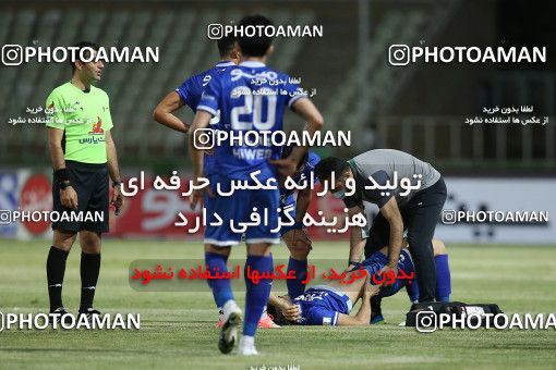 1682429, Tehran, Iran, لیگ برتر فوتبال ایران، Persian Gulf Cup، Week 27، Second Leg، Saipa 0 v 2 Esteghlal on 2021/07/10 at Shahid Dastgerdi Stadium