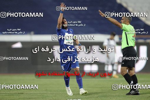 1686617, Tehran, , لیگ برتر فوتبال ایران، Persian Gulf Cup، Week 28، Second Leg، Esteghlal 1 v 0 Naft M Soleyman on 2021/07/20 at Azadi Stadium