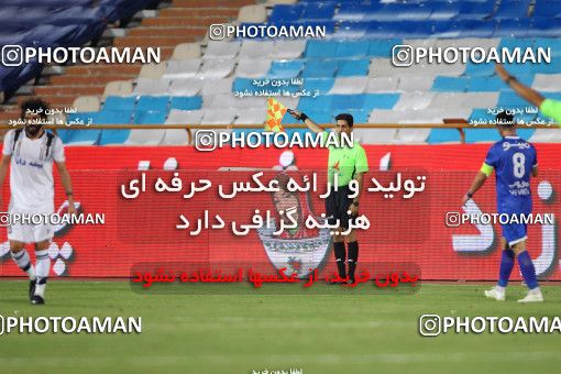 1686478, Tehran, , لیگ برتر فوتبال ایران، Persian Gulf Cup، Week 28، Second Leg، Esteghlal 1 v 0 Naft M Soleyman on 2021/07/20 at Azadi Stadium