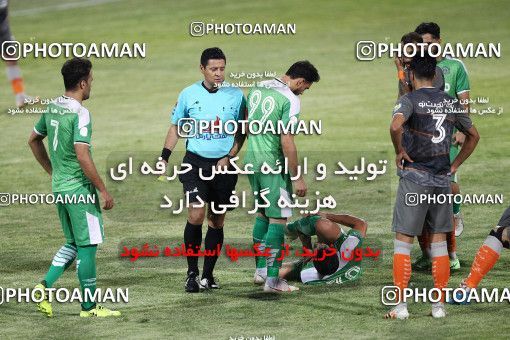 1689708, Tehran, Iran, لیگ برتر فوتبال ایران، Persian Gulf Cup، Week 29، Second Leg، Saipa 1 v 0 Aluminium Arak on 2021/07/25 at Shahid Dastgerdi Stadium