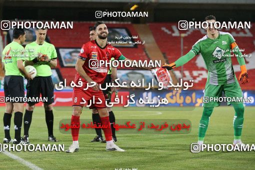1690183, Tehran, Iran, لیگ برتر فوتبال ایران، Persian Gulf Cup، Week 29، Second Leg، Persepolis 3 v 1 Tractor Sazi on 2021/07/25 at Azadi Stadium