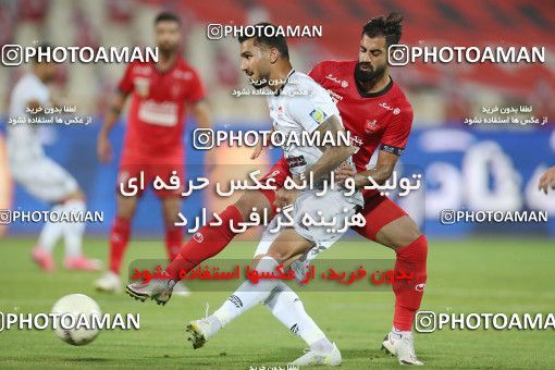 1690486, Tehran, Iran, لیگ برتر فوتبال ایران، Persian Gulf Cup، Week 29، Second Leg، Persepolis 3 v 1 Tractor Sazi on 2021/07/25 at Azadi Stadium