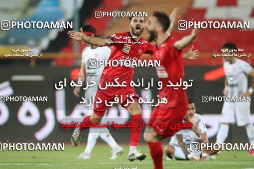 1690614, Tehran, Iran, لیگ برتر فوتبال ایران، Persian Gulf Cup، Week 29، Second Leg، Persepolis 3 v 1 Tractor Sazi on 2021/07/25 at Azadi Stadium