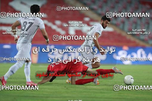 1690115, Tehran, Iran, لیگ برتر فوتبال ایران، Persian Gulf Cup، Week 29، Second Leg، Persepolis 3 v 1 Tractor Sazi on 2021/07/25 at Azadi Stadium