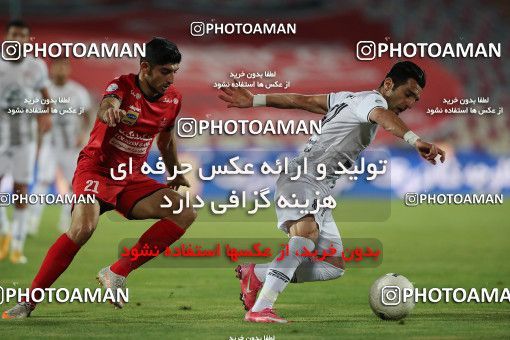1689951, Tehran, Iran, لیگ برتر فوتبال ایران، Persian Gulf Cup، Week 29، Second Leg، Persepolis 3 v 1 Tractor Sazi on 2021/07/25 at Azadi Stadium