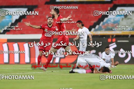 1690091, Tehran, Iran, لیگ برتر فوتبال ایران، Persian Gulf Cup، Week 29، Second Leg، Persepolis 3 v 1 Tractor Sazi on 2021/07/25 at Azadi Stadium
