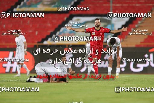 1689941, Tehran, Iran, لیگ برتر فوتبال ایران، Persian Gulf Cup، Week 29، Second Leg، Persepolis 3 v 1 Tractor Sazi on 2021/07/25 at Azadi Stadium
