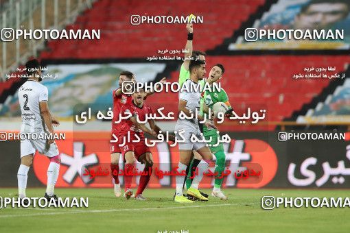 1689991, Tehran, Iran, لیگ برتر فوتبال ایران، Persian Gulf Cup، Week 29، Second Leg، Persepolis 3 v 1 Tractor Sazi on 2021/07/25 at Azadi Stadium