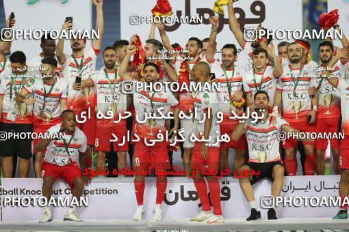 1695010, Isfahan, , Final 2020–21 Iranian Hazfi Cup, Khorramshahr Cup, Foulad Khouzestan (4) 0 v 0 (2) Esteghlal on 2021/08/08 at Naghsh-e Jahan Stadium