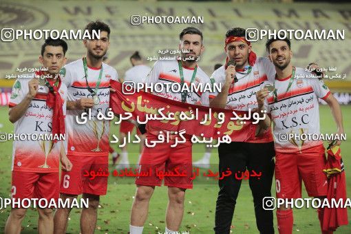 1694946, Isfahan, , Final 2020–21 Iranian Hazfi Cup, Khorramshahr Cup, Foulad Khouzestan (4) 0 v 0 (2) Esteghlal on 2021/08/08 at Naghsh-e Jahan Stadium