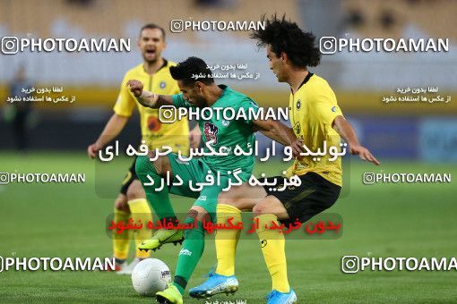 1696147, Isfahan, , Iran Football Pro League، Persian Gulf Cup، 2018-19 Season، First Leg، Week 6، Sepahan 2 v ۰ Zob Ahan Esfahan on 2019/10/04 at Naghsh-e Jahan Stadium