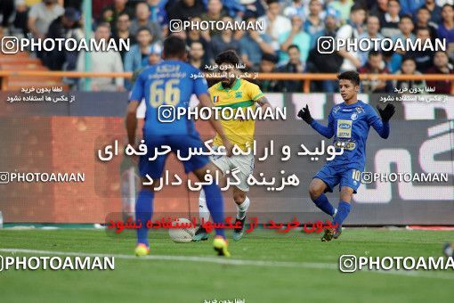 1699639, Tehran, , Iran Football Pro League، Persian Gulf Cup، Week 10، First Leg، Esteghlal 5 v 0 Sanat Naft Abadan on 2019/11/05 at Azadi Stadium