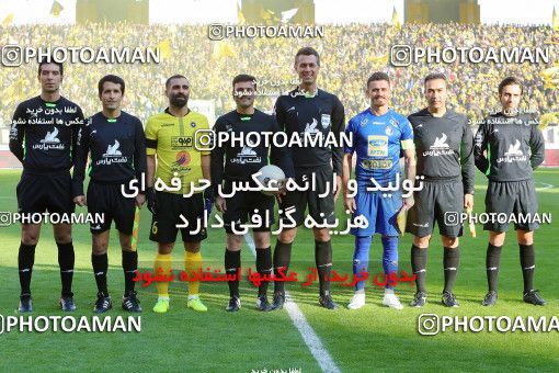 1700790, Iran Football Pro League، Persian Gulf Cup، Week 12، First Leg، 2019/11/30، Isfahan، Naghsh-e Jahan Stadium، Sepahan 2 - 2 Esteghlal