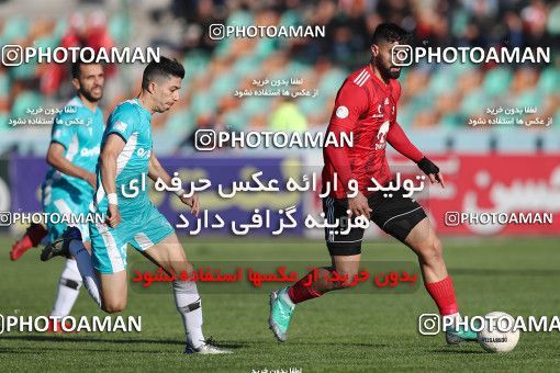 1700821, Tehran,Shahr Qods, , Iran Football Pro League، Persian Gulf Cup، Week 12، First Leg، Paykan 2 v 3 Tractor Sazi on 2019/12/28 at Shahr-e Qods Stadium