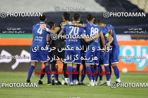 1702014, Tehran, , لیگ برتر فوتبال ایران، Persian Gulf Cup، Week 30، Second Leg، Esteghlal 1 v 2 Sepahan on 2021/07/30 at Azadi Stadium