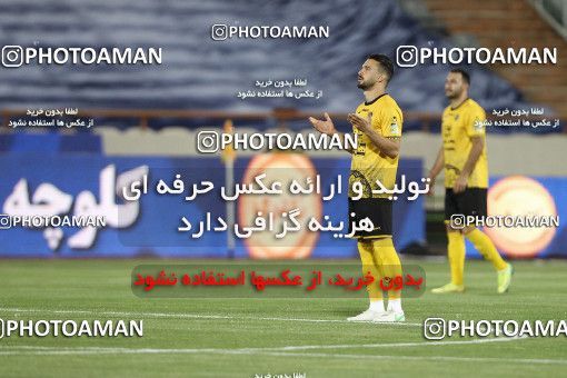 1701899, Tehran, , لیگ برتر فوتبال ایران، Persian Gulf Cup، Week 30، Second Leg، Esteghlal 1 v 2 Sepahan on 2021/07/30 at Azadi Stadium