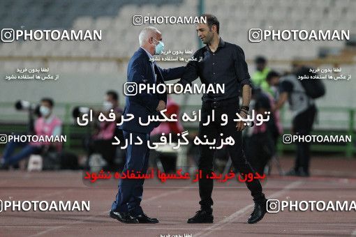 1701979, Tehran, , لیگ برتر فوتبال ایران، Persian Gulf Cup، Week 30، Second Leg، Esteghlal 1 v 2 Sepahan on 2021/07/30 at Azadi Stadium