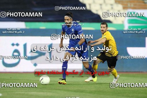1701890, Tehran, , لیگ برتر فوتبال ایران، Persian Gulf Cup، Week 30، Second Leg، Esteghlal 1 v 2 Sepahan on 2021/07/30 at Azadi Stadium