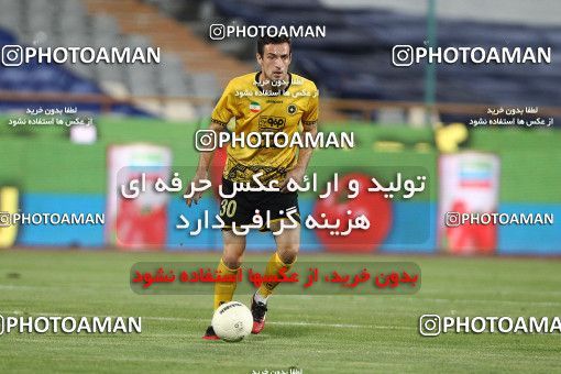 1701973, Tehran, , لیگ برتر فوتبال ایران، Persian Gulf Cup، Week 30، Second Leg، Esteghlal 1 v 2 Sepahan on 2021/07/30 at Azadi Stadium