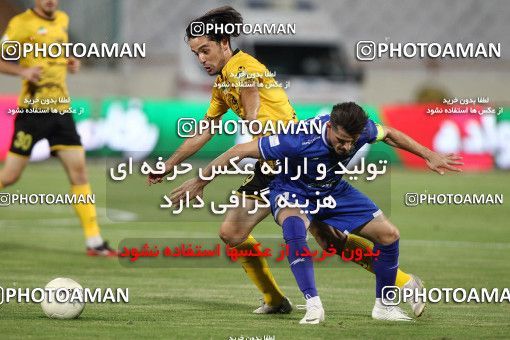 1702126, Tehran, , لیگ برتر فوتبال ایران، Persian Gulf Cup، Week 30، Second Leg، Esteghlal 1 v 2 Sepahan on 2021/07/30 at Azadi Stadium