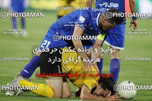 1701930, Tehran, , لیگ برتر فوتبال ایران، Persian Gulf Cup، Week 30، Second Leg، Esteghlal 1 v 2 Sepahan on 2021/07/30 at Azadi Stadium