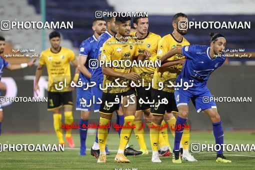 1701878, Tehran, , لیگ برتر فوتبال ایران، Persian Gulf Cup، Week 30، Second Leg، Esteghlal 1 v 2 Sepahan on 2021/07/30 at Azadi Stadium
