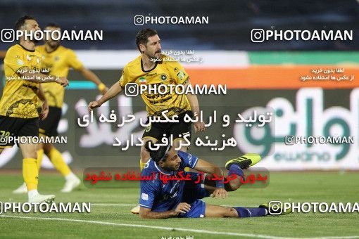 1701877, Tehran, , لیگ برتر فوتبال ایران، Persian Gulf Cup، Week 30، Second Leg، Esteghlal 1 v 2 Sepahan on 2021/07/30 at Azadi Stadium