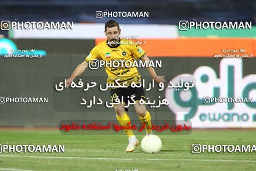 1701831, Tehran, , لیگ برتر فوتبال ایران، Persian Gulf Cup، Week 30، Second Leg، Esteghlal 1 v 2 Sepahan on 2021/07/30 at Azadi Stadium