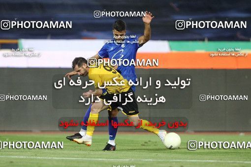 1702017, Tehran, , Iran Pro League، Persian Gulf Cup، 2020-21 season، Second Leg، Week 30، Esteghlal ۱ v 2 Sepahan on 2021/07/30 at Azadi Stadium