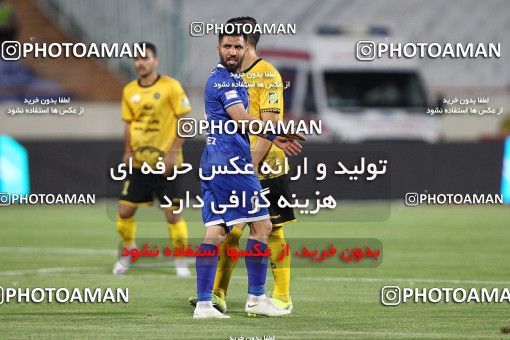 1702033, Tehran, , لیگ برتر فوتبال ایران، Persian Gulf Cup، Week 30، Second Leg، Esteghlal 1 v 2 Sepahan on 2021/07/30 at Azadi Stadium