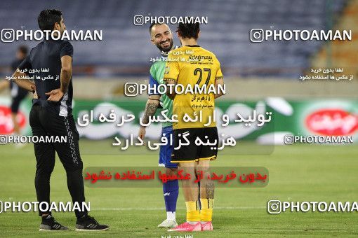 1701935, Tehran, , لیگ برتر فوتبال ایران، Persian Gulf Cup، Week 30، Second Leg، Esteghlal 1 v 2 Sepahan on 2021/07/30 at Azadi Stadium
