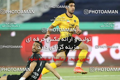 1701954, Tehran, , لیگ برتر فوتبال ایران، Persian Gulf Cup، Week 30، Second Leg، Esteghlal 1 v 2 Sepahan on 2021/07/30 at Azadi Stadium