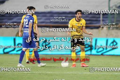 1701908, Tehran, , لیگ برتر فوتبال ایران، Persian Gulf Cup، Week 30، Second Leg، Esteghlal 1 v 2 Sepahan on 2021/07/30 at Azadi Stadium