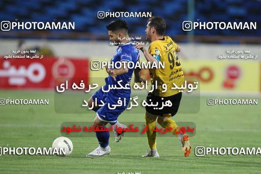 1701823, Tehran, , لیگ برتر فوتبال ایران، Persian Gulf Cup، Week 30، Second Leg، Esteghlal 1 v 2 Sepahan on 2021/07/30 at Azadi Stadium