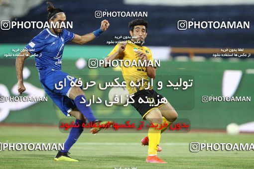 1701820, Tehran, , لیگ برتر فوتبال ایران، Persian Gulf Cup، Week 30، Second Leg، Esteghlal 1 v 2 Sepahan on 2021/07/30 at Azadi Stadium