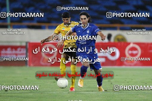1702128, Tehran, , لیگ برتر فوتبال ایران، Persian Gulf Cup، Week 30، Second Leg، Esteghlal 1 v 2 Sepahan on 2021/07/30 at Azadi Stadium