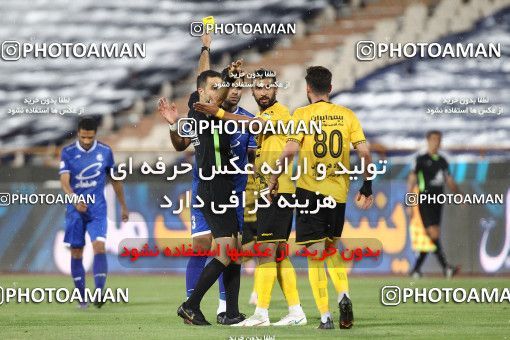 1701920, Tehran, , لیگ برتر فوتبال ایران، Persian Gulf Cup، Week 30، Second Leg، Esteghlal 1 v 2 Sepahan on 2021/07/30 at Azadi Stadium