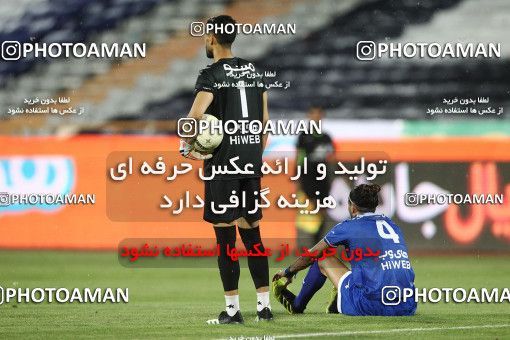 1701964, Tehran, , لیگ برتر فوتبال ایران، Persian Gulf Cup، Week 30، Second Leg، Esteghlal 1 v 2 Sepahan on 2021/07/30 at Azadi Stadium