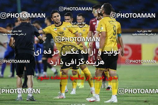 1701833, Tehran, , لیگ برتر فوتبال ایران، Persian Gulf Cup، Week 30، Second Leg، Esteghlal 1 v 2 Sepahan on 2021/07/30 at Azadi Stadium