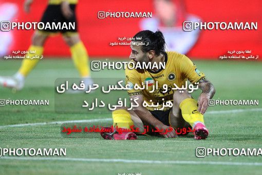 1701925, Tehran, , لیگ برتر فوتبال ایران، Persian Gulf Cup، Week 30، Second Leg، Esteghlal 1 v 2 Sepahan on 2021/07/30 at Azadi Stadium