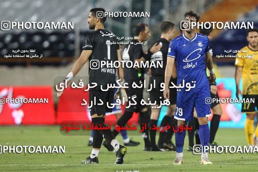 1702052, Tehran, , لیگ برتر فوتبال ایران، Persian Gulf Cup، Week 30، Second Leg، Esteghlal 1 v 2 Sepahan on 2021/07/30 at Azadi Stadium