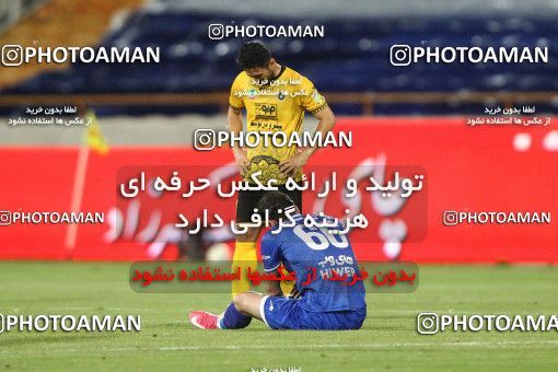 1702007, Tehran, , لیگ برتر فوتبال ایران، Persian Gulf Cup، Week 30، Second Leg، Esteghlal 1 v 2 Sepahan on 2021/07/30 at Azadi Stadium